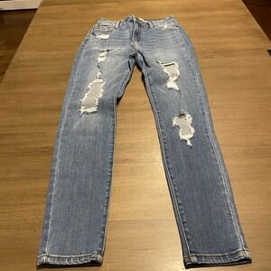 Swank A Posh Women's Jeans Size 9 Distressed Skinny